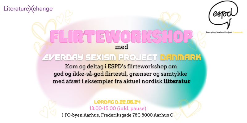 flirteworkshop, ESPD, Everyday Sexism Project Danmark, litteratur, samtykke